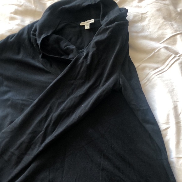 EUC James Perse size 4 cowl neck lightweight turtleneck - Picture 3 of 4